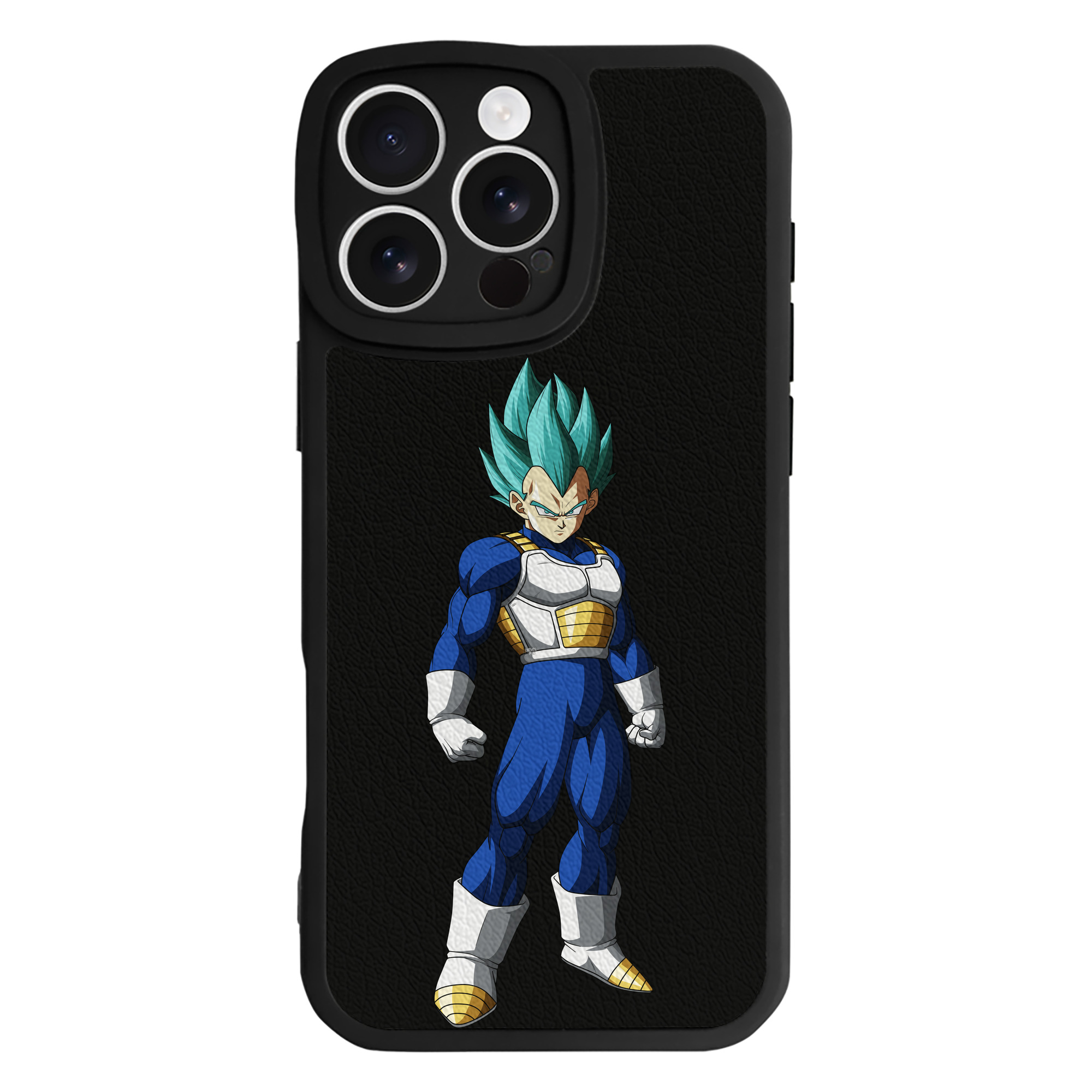 （画像用） ドラゴンボール ベジータ四世（Bejīta Yonsei）DRAGON BALL Vegeta IV 【iPhone 16シリーズ対応】シリコンスマホケース（レザー調） 材質：シリコン